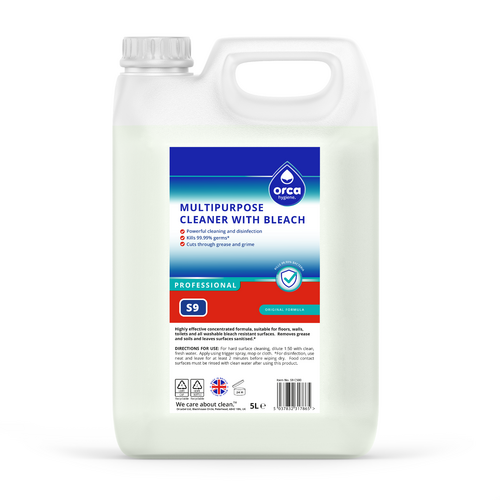 S9 - Multipurpose Cleaner with Bleach 5L ORCA