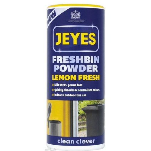 Jeyes Fluid Fresh Bin Freshener Powder Lemon 550g