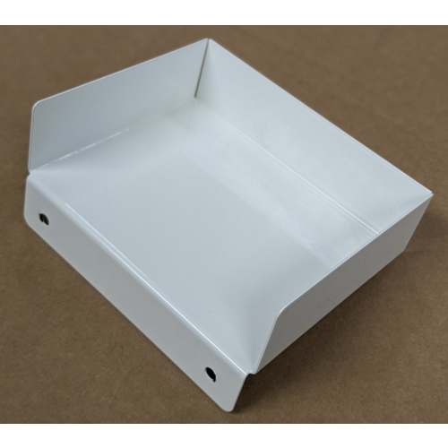 Modular Dispenser Drip Trays. (White Metal)