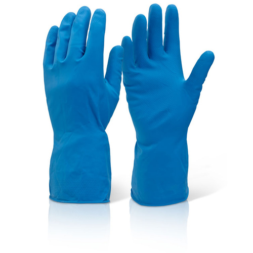 Household Rubber Gloves Large - Blue