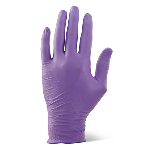 Nitrile Heavy Duty Gloves Powder Free (Purple) - MEDIUM Box x100