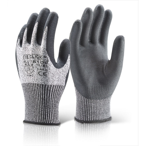 Click Kutstop Nitrile Coated Micro Foam Palm Cut Resistant Level 3 Gloves EN388