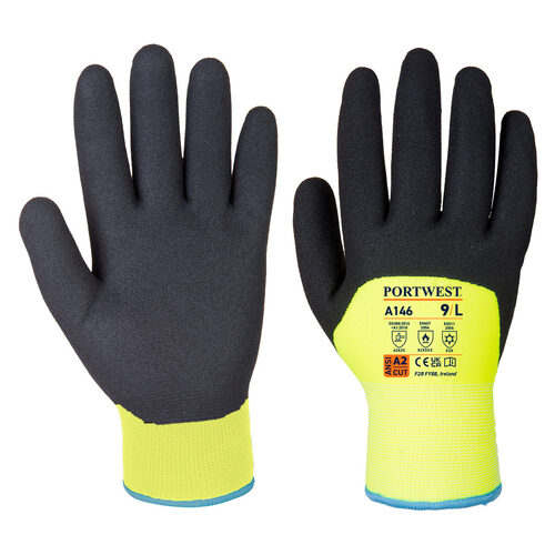 A146 Arctic Winter Gloves Yellow (Large)