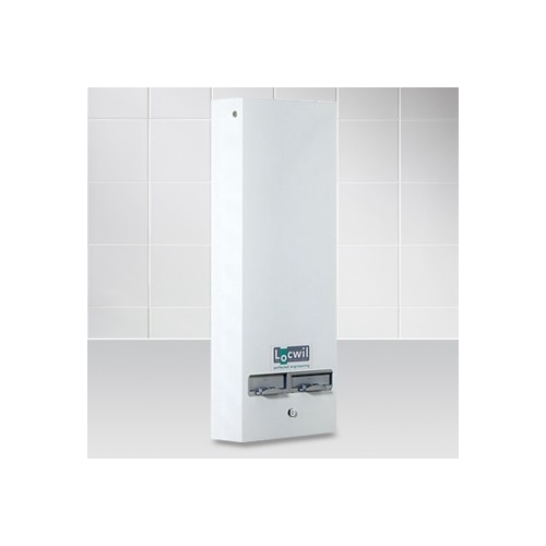 Hygiene Large Metal Dual Column Mechanical Vending Machine (White)