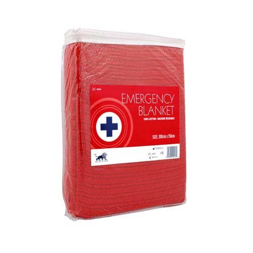 First Aid Blanket - Red