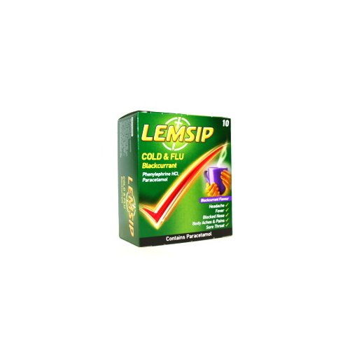 Lemsip Blackcurrant Sachets (10)