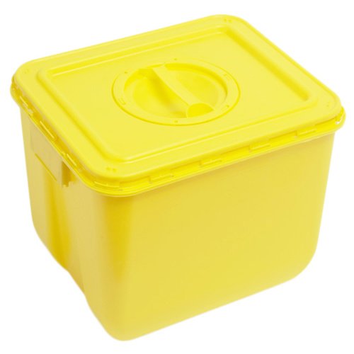 30 Litre Yellow Hazardous Waste Sealable Bin Unit
