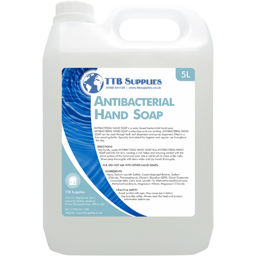 2 X 5L Antibacterial Hand Soap (5L) TTB SUPPLIES