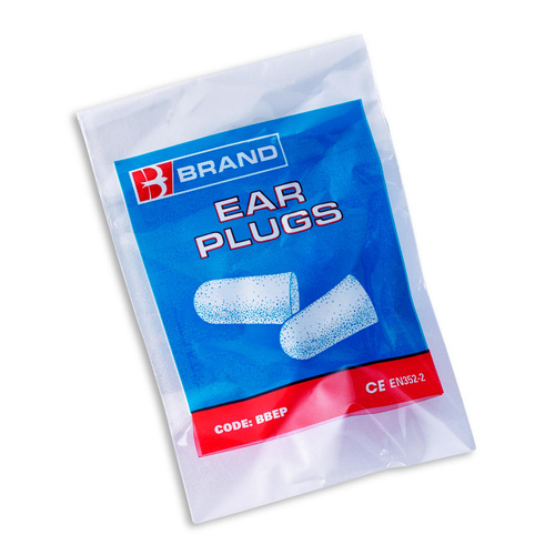 BBEP - Foam Disposable Ear Plugs EN352-2 (x10 Pairs) - Orange