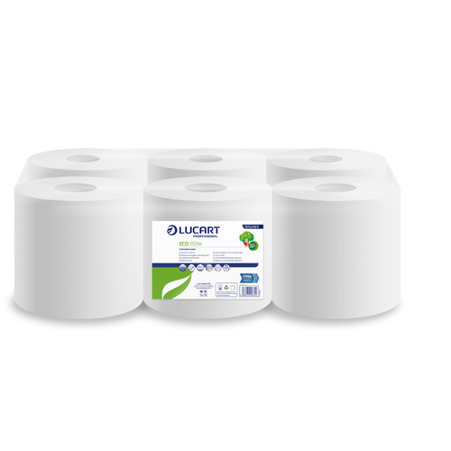 ECO150W (CWH150S) - Centre Feed Rolls - 2ply White 150m (x6 Rolls)