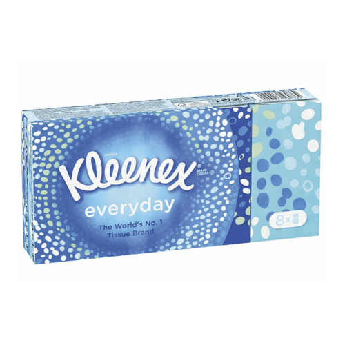Kleenex Everyday Pocket Tissues. (9 tissues) - 8 Packs