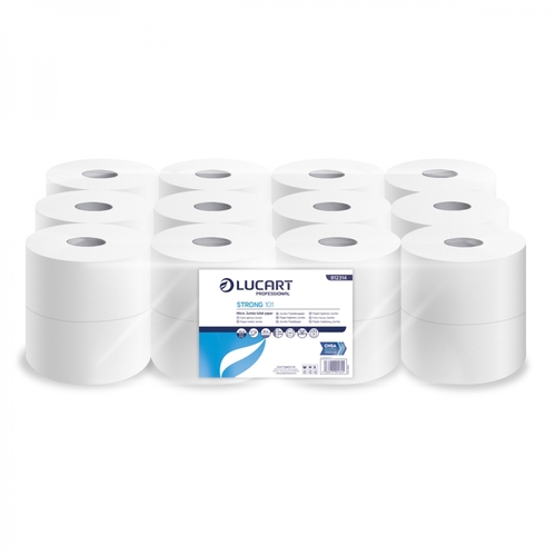 STRONG101 (JWH101) - Micro Jumbo Toilet Rolls -Ê 2ply White x 80m (x24 rolls)