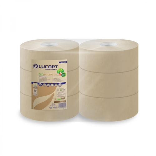 ECONATURAL - Jumbo Toilet Roll - 2ply Natural 300m (76mm Core)