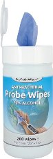 Probe Wipes Alcohol Based Catering Grade EN1276 (Tub x200 Wipes)